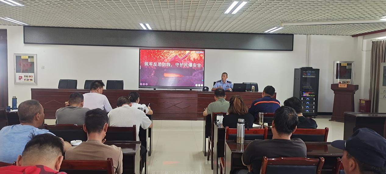 金沙人公司開(kāi)展反恐應(yīng)急演練